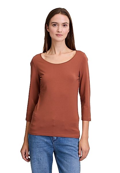 Cartoon 3/4-Arm-Shirt "Damen Basic Shirt mit Rundhalsausschnitt" 1 Stk. tlg günstig online kaufen