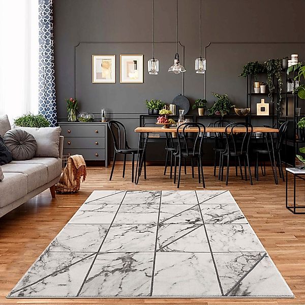 Carpet City Teppich "Noa 9288" rechteckig 11 mm Höhe Kurzflor, Modern, Weic günstig online kaufen