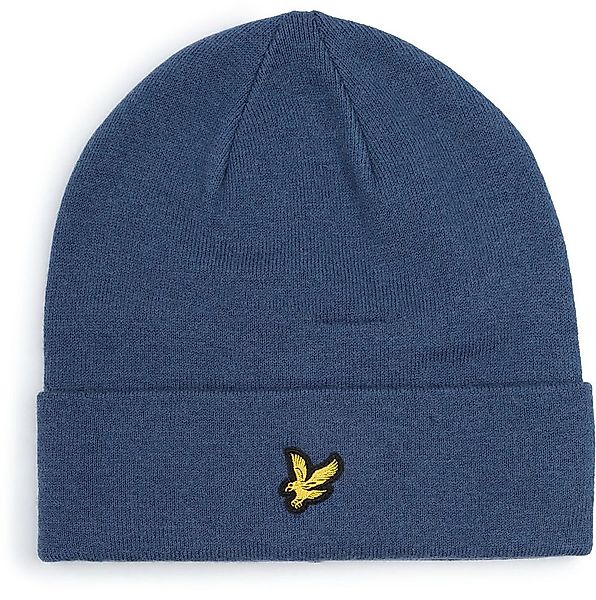 Lyle & Scott Beanie Wool Blend Blau - günstig online kaufen