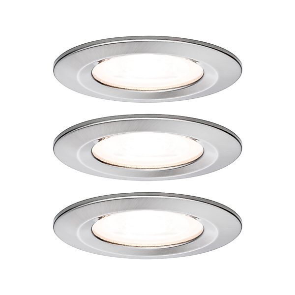 Paulmann "LED Einbauleuchte 3-Step-Dim Nova Basisset starr IP44 rund 78mm G günstig online kaufen