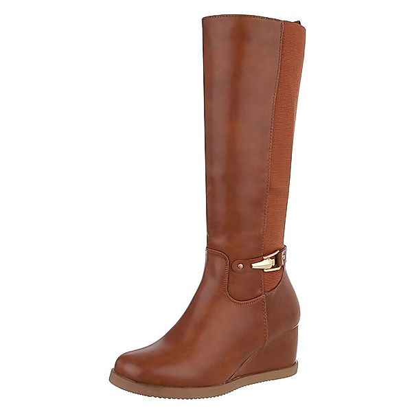 Ital-Design Damen Elegant Keilstiefel (88843425) Keilabsatz/Wedge günstig online kaufen