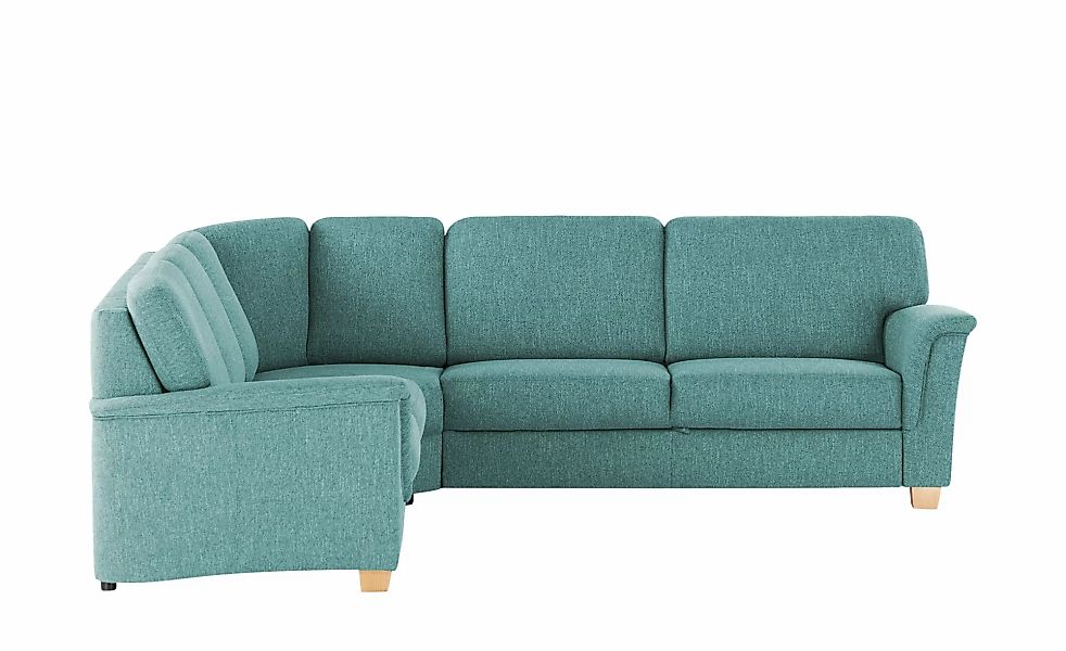 smart Ecksofa  Valencia ¦ türkis/petrol ¦ Maße (cm): B: 242 H: 90 T: 272.0 günstig online kaufen