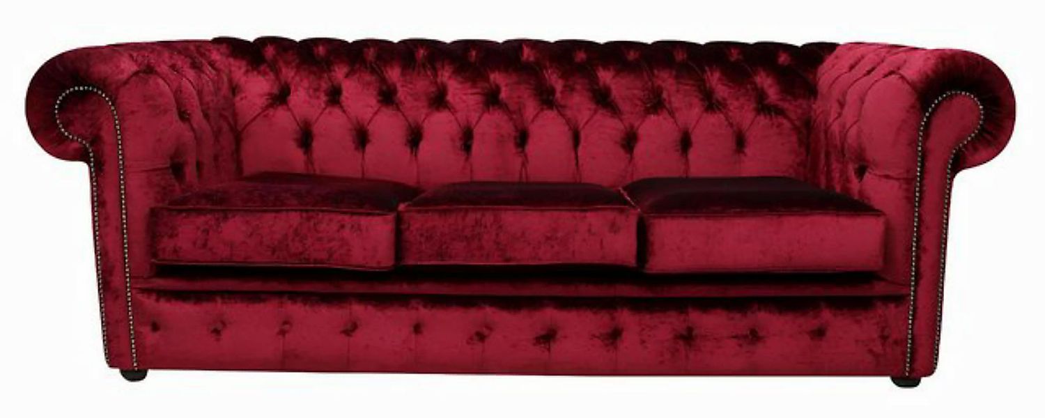 Xlmoebel Sofa Chesterfield Luxus-Sofa mit Polsterung und Stoffbezug in Lede günstig online kaufen