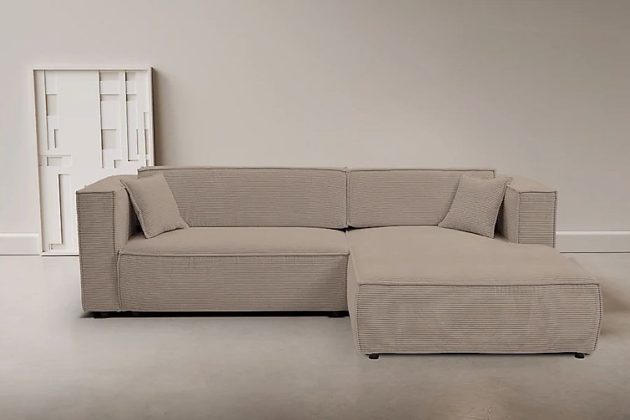 WERK2 Ecksofa "Atlanta-New, modernes Design, Stellmaße 280x147cm, L-Form, K günstig online kaufen