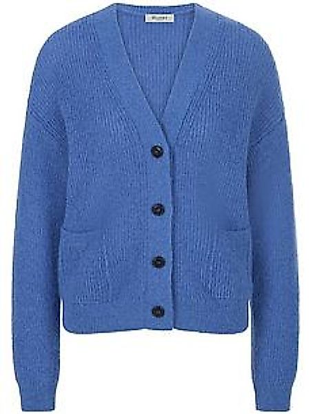 Strickjacke MAERZ Muenchen blau günstig online kaufen