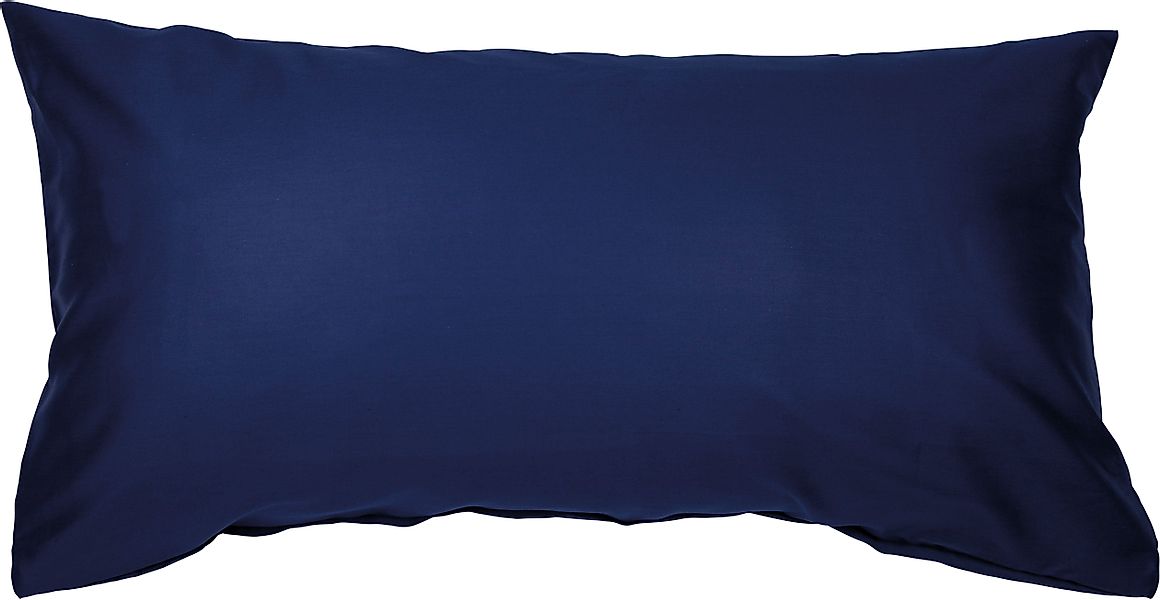 Janine Kissenbezug »Colors Mako Satin«, (2 St.), mit Reißverschluss, uni Ki günstig online kaufen