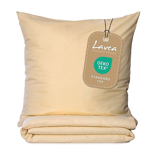 Lavea Bettwäsche Bettwäsche Set 135x200 + 80x80 aus Mikrofaser Ultraweich, günstig online kaufen