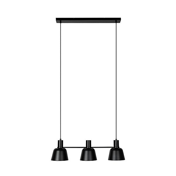 Lucande Pendelleuchte Servan 9639673 Design Modern in Schwarz aus Metall 3- günstig online kaufen