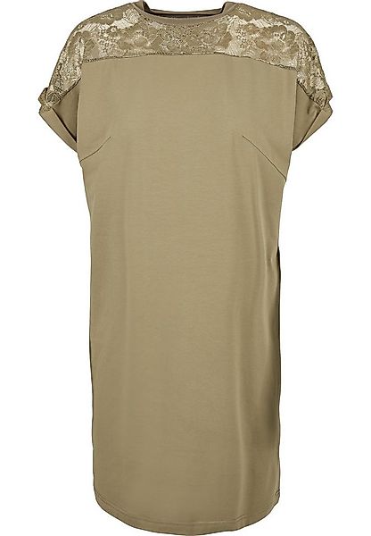URBAN CLASSICS Shirtkleid Urban Classics Damen Ladies Lace Tee Dress (1-tlg günstig online kaufen
