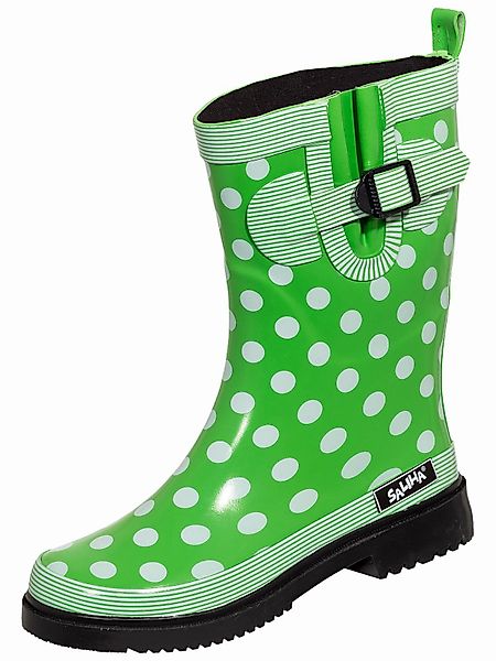 Bockstiegel Regenstiefel Dorin-K hellgrün/mul. Gummistiefel günstig online kaufen