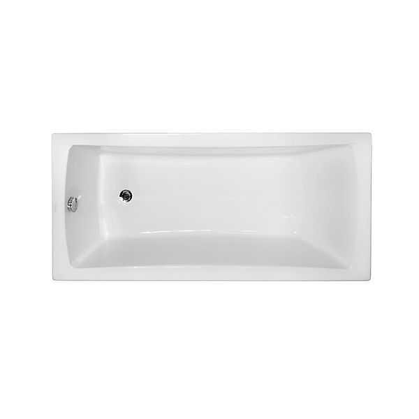 Bad Land Badewanne Rechteck OPTIMA 170x70 + Wannenträger + Bambus Badewanne günstig online kaufen