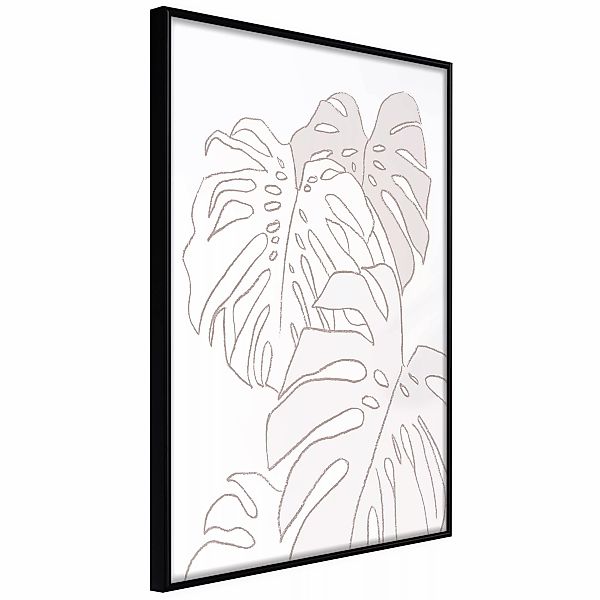 Poster - Beige Leaves günstig online kaufen