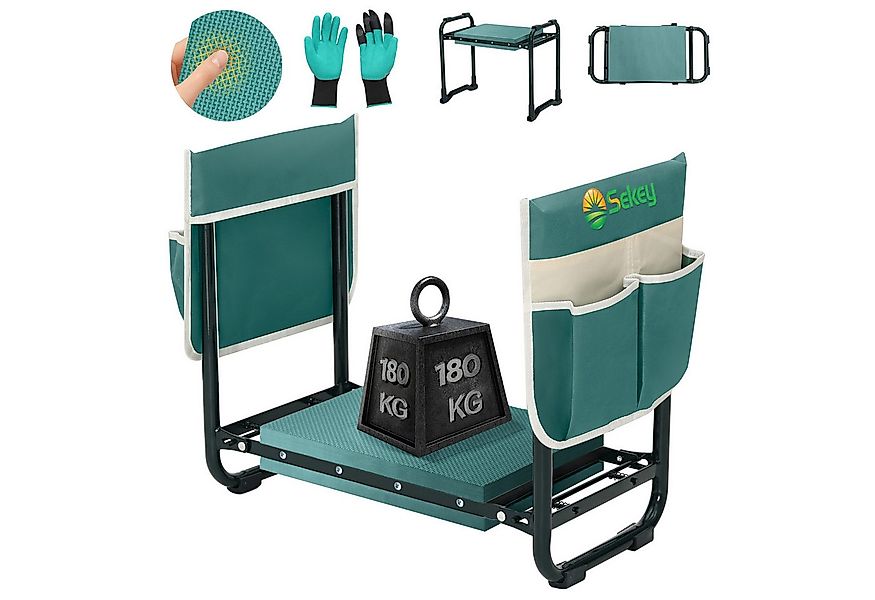 Sekey Kniebank Höhenverstellbare Kniebank Garten bis 180kg Gartenhocker Gar günstig online kaufen