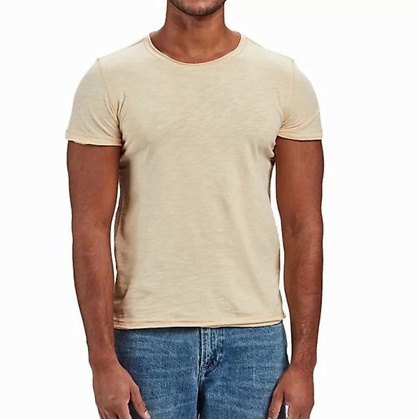 Gabba T-Shirt Konrad Straight Slub Tee, gelb günstig online kaufen