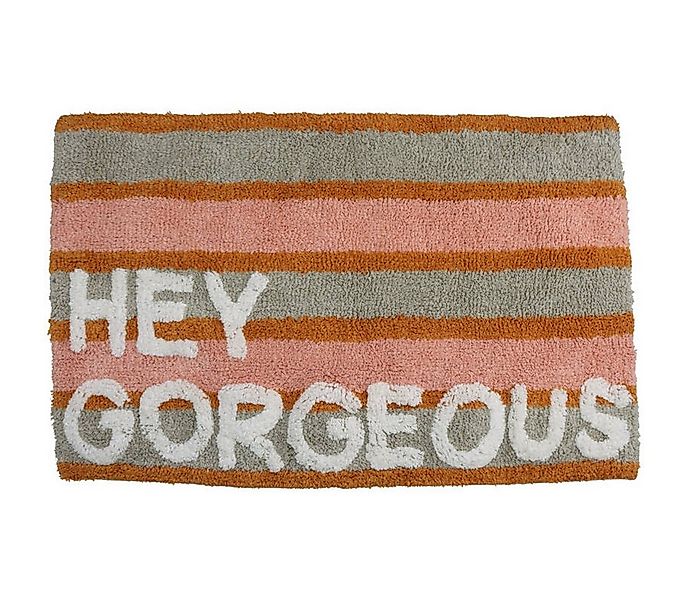 Kersten BV Badematte Badematte GORGEOUS mehrfarbig, 50x80cm, Höhe 2 mm, Spi günstig online kaufen