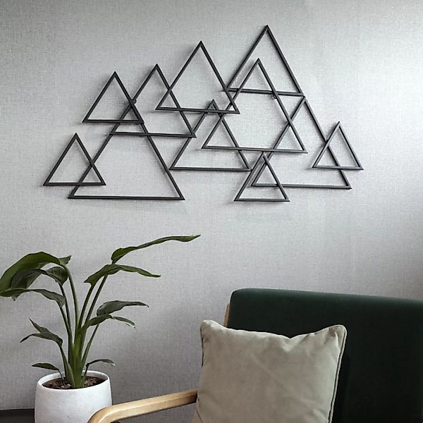 Art for the home Wandbild »Modern Geo«, (1 St.), Luxus Metal Art Wanddeko günstig online kaufen