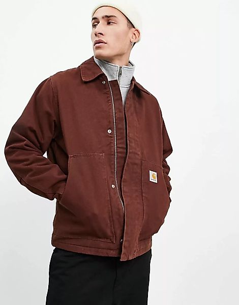 Carhartt WIP – Arcan – Rote Jacke im Westernstil günstig online kaufen