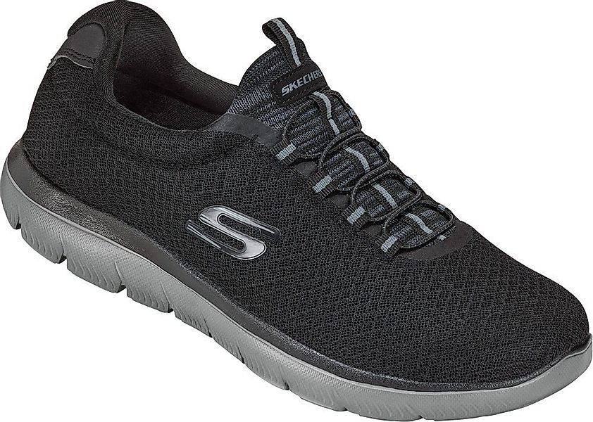 Skechers Slip-On Sneaker aus Flachstrick-Mesh mit günstig online kaufen