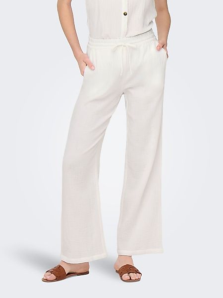 JDY Schlupfhose "JDYTHEIS LIFE WIDE PANT WVN NOOS" Sommerhose, aus Musselin günstig online kaufen