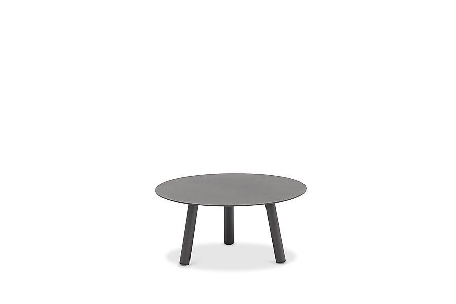 Harbour niedriger Bestelltisch Outdoor Kohle, H 28 cm, Ø 60 cm günstig online kaufen