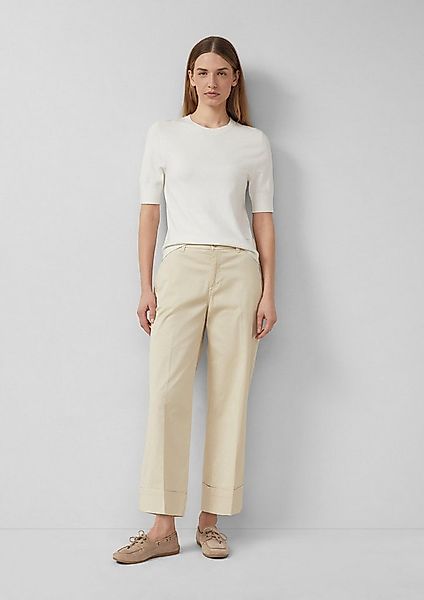 s.Oliver 7/8-Hose Hose High Rise-Culotte mit Umschlag günstig online kaufen