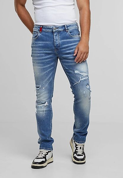 2Y Premium Bequeme Jeans "2Y Premium 2Y VICTOR RIPPED SLIM FIT JEANS" günstig online kaufen