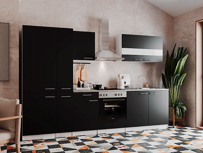 RESPEKTA Küchenzeile »Malia« Breite 300 cm, mit Soft-Close, in exklusiver K günstig online kaufen