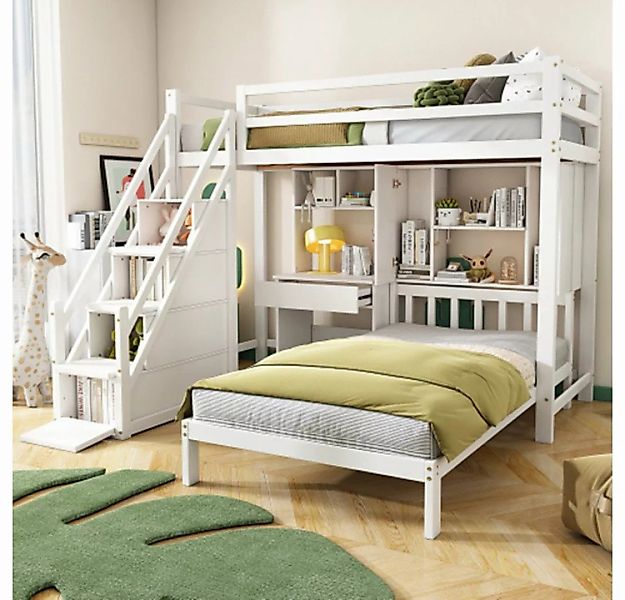 XDeer Etagenbett Kinderbett Etagenbett,Doppelbett multifunktionales Kinderb günstig online kaufen