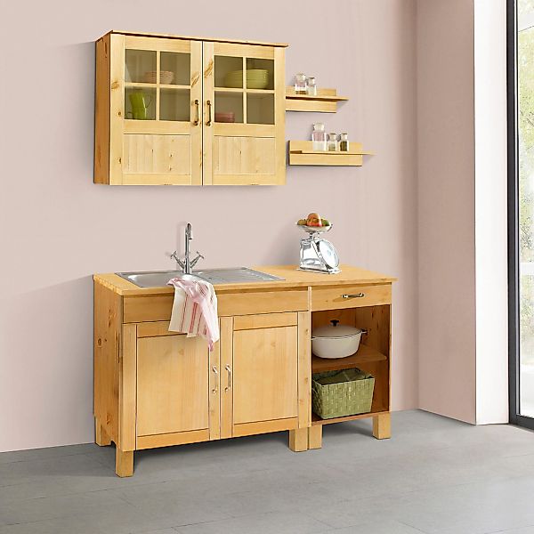 Home affaire Pantryküche "Alby", Breite 150 cm, in 2 Tiefen, ohne E-Geräte günstig online kaufen
