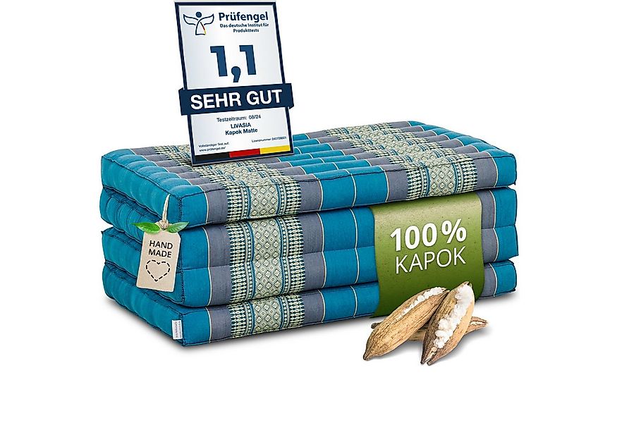 Klappmatratze Faltmatratze 80 cm (Classic) - 200x80x8cm, livasia, 8 cm hoch günstig online kaufen