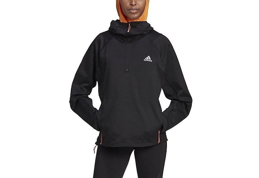 adidas Performance Langarmshirt Laufpullover Half-Zip X-City Cold.Rdy schwa günstig online kaufen