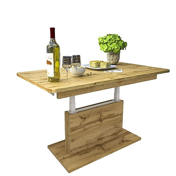 designimpex Couchtisch DC-1 Tisch Eiche Wotan günstig online kaufen