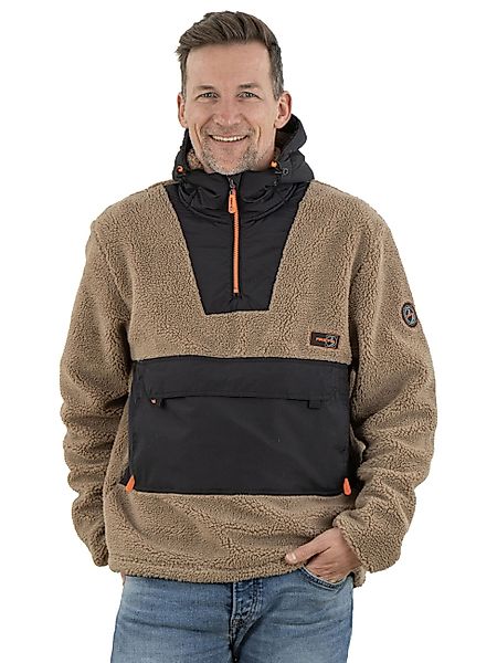 FirstB Fleecepullover Herren Sherpafleece Troyer Arnd günstig online kaufen
