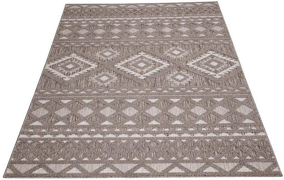 Carpet City Teppich "In-& Outdoorteppich Santorini 435, 3D-Effekt, Boho-Loo günstig online kaufen