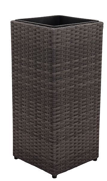 tegawo Pflanzkübel Polyrattan Zylinder günstig online kaufen