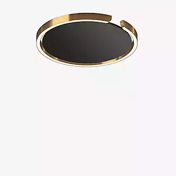 Occhio Mito Soffitto 40 Up Wide Wand- und Deckenleuchte LED, Kopf bronze/Ab günstig online kaufen