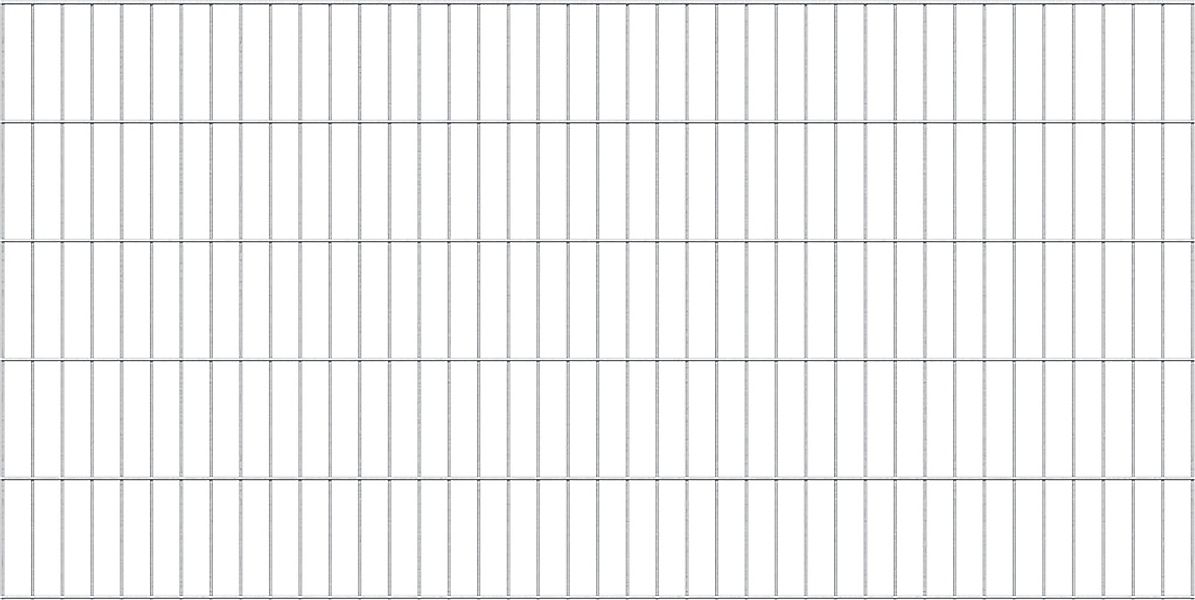 Alberts Doppelstabmattenzaun "Doppelstab-Gittermatte 6/5/6", LxH: 200x100 c günstig online kaufen