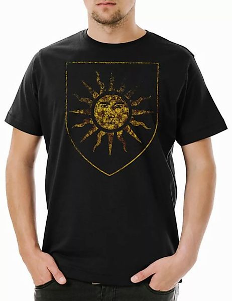 Urban Backwoods Print-Shirt Sun Herren T-Shirt Sonne Nilfgaard Nilfgaardian günstig online kaufen