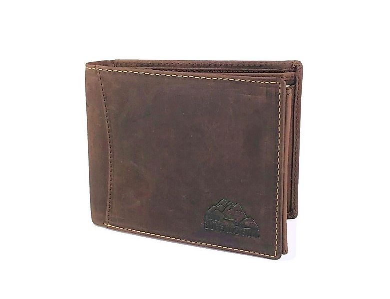 Buffalo Hill Geldbörse Büffelleder Portemonnaie, integrierter RFID-Schutz > günstig online kaufen