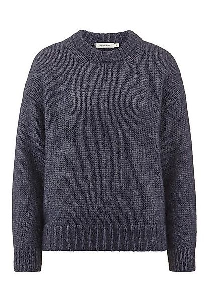 Hessnatur Strickpullover aus reiner Bio-Baumwolle mit Alpaka (1-tlg) günstig online kaufen