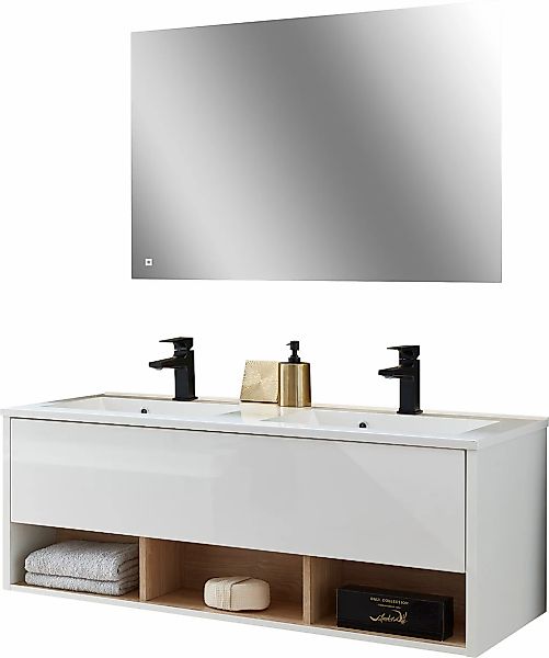 PLACES OF STYLE Badmöbel-Set "Studio Line, Bad im modernen Design, 2-teilig günstig online kaufen