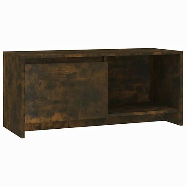 furnicato TV-Schrank Räuchereiche 90x35x40 cm Holzwerkstoff (1-St) günstig online kaufen