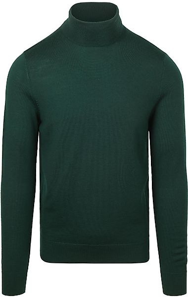 Suitable Merino Rollkragen Dunkelgrün - Größe L günstig online kaufen