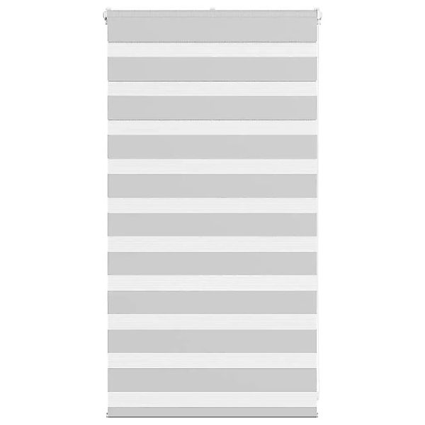 vidaXL Doppelrollo Hellgrau 90x100 cm Stoffbreite 85,9 cm Polyester 4014415 günstig online kaufen