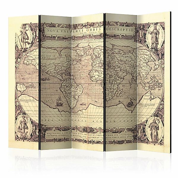 5-teiliges Paravent - Nova Universi Orbis Descriptio  [room Dividers] günstig online kaufen