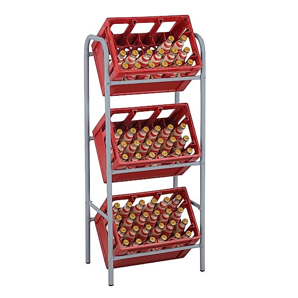 Ribelli Flaschenregal Kastenständer, für 3 Kisten, günstig online kaufen