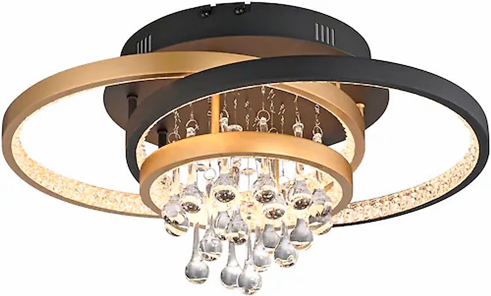 Paul Neuhaus Deckenleuchte »ROTAZO« LED-Board 1 Stk. Warmweiß LED, dimmbar, günstig online kaufen