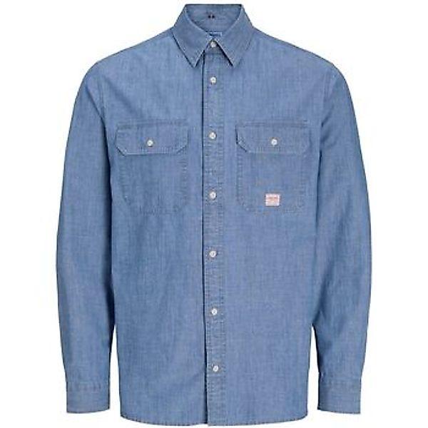 Jack & Jones  Hemdbluse 12291967 JPRBLUHARRY CHAMBRAY-MEDIUM BLUE DENIM günstig online kaufen