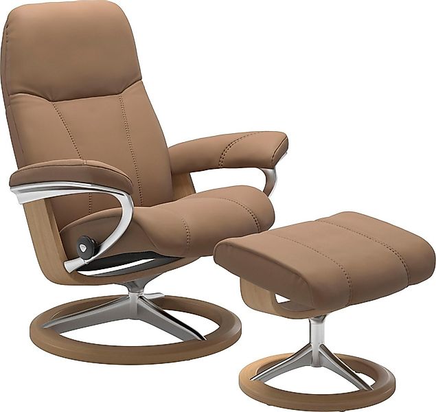 Stressless Relaxsessel "Consul" Set, Relaxsessel mit Hocker, mit Hocker, mi günstig online kaufen