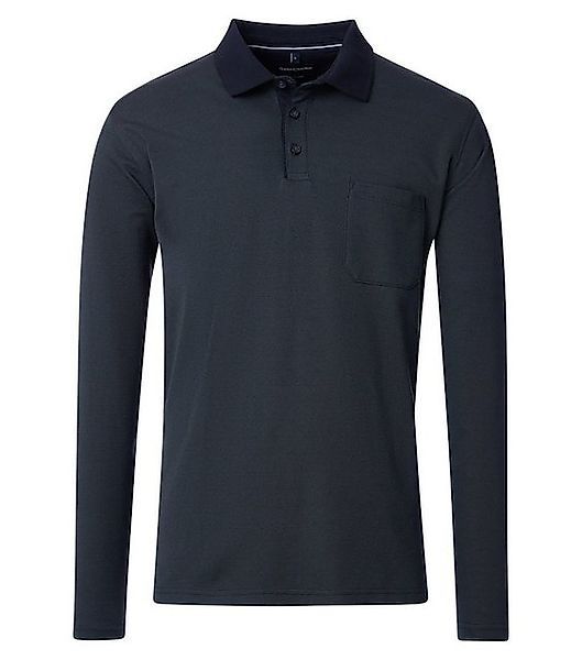 CASAMODA Langarm-Poloshirt 454385000 gestreift günstig online kaufen